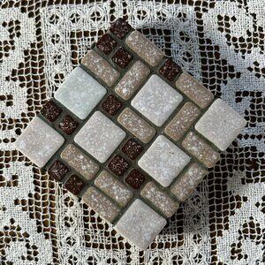MCM mosaic tile matchbox custom coaster